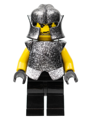 Knights Kingdom II - Rogue Knight 6 (Black Legs, Speckle Breastplate, Speckle Cheek Protector Helmet)