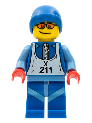 Skier, Series 2 (Minifigure Only without Stand and Accessories)