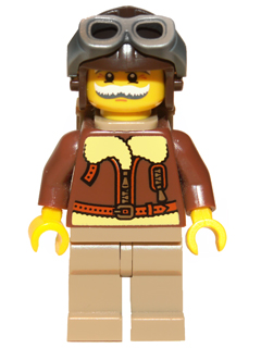 Pilot, Series 3 (Minifigure Only without Stand and Accessories)