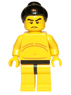 Sumo Wrestler, Series 3 (Minifigure Only without Stand and Accessories)
