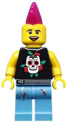 Punk Rocker, Series 4 (Minifigure Only without Stand and Accessories)