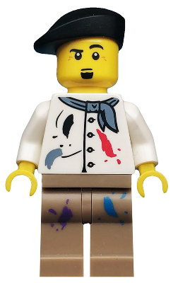 Artist, Series 4 (Minifigure Only without Stand and Accessories)