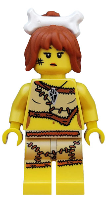 Cave Woman, Series 5 (Minifigure Only without Stand and Accessories)