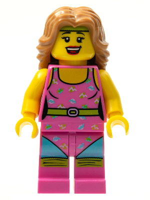 Fitness Instructor, Series 5 (Minifigure Only without Stand and Accessories)