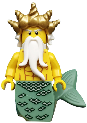 Ocean King, Series 7 (Minifigure Only without Stand and Accessories)