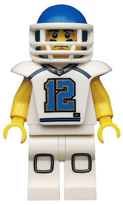 Football Player, Series 8 (Minifigure Only without Stand and Accessories)
