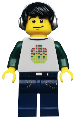 DJ, Series 8 (Minifigure Only without Stand and Accessories)