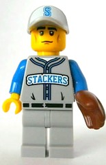 Baseball Fielder, Series 10 (Minifigure Only without Stand and Accessories)