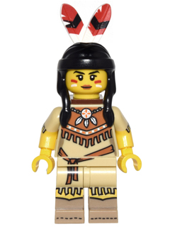 Tribal Woman, Series 15 (Minifigure Only without Stand and Accessories)