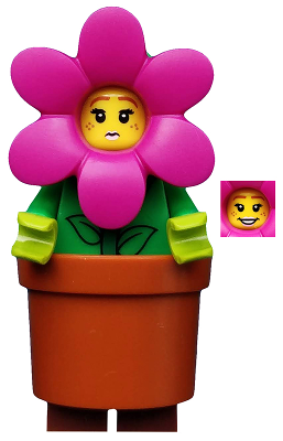 Flowerpot Girl, Series 18 (Minifigure Only without Stand and Accessories)