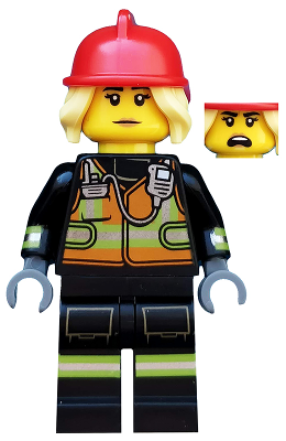 Fire Fighter, Series 19 (Minifigure Only without Stand and Accessories)