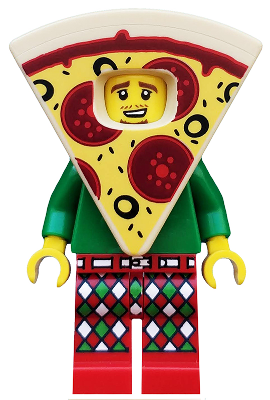Pizza Costume Guy, Series 19 (Minifigure Only without Stand and Accessories)