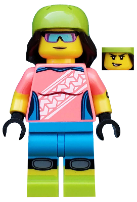 Mountain Biker, Series 19 (Minifigure Only without Stand and Accessories)