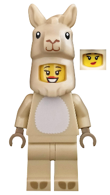 Llama Costume Girl, Series 20 (Minifigure Only without Stand and Accessories)