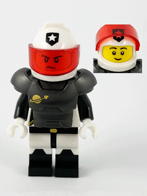 Space Police Guy, Series 21 (Minifigure Only without Stand and Accessories)