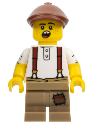 Newspaper Kid, Series 24 (Minifigure Only without Stand and Accessories)