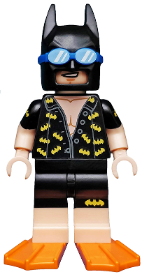 Vacation Batman, The LEGO Batman Movie, Series 1 (Minifigure Only without Stand and Accessories)