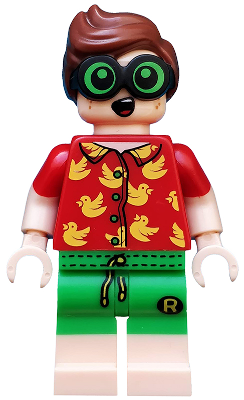 Vacation Robin, The LEGO Batman Movie, Series 2 (Minifigure Only without Stand and Accessories)