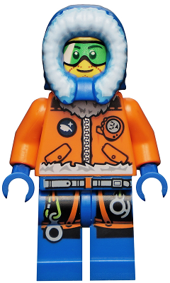 Arctic Explorer, Male with Green Goggles