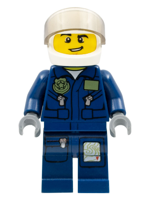 Police - City Helicopter Pilot, Dark Blue Jumpsuit