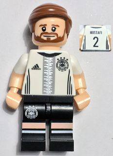 Shkodran Mustafi, Deutscher Fussball-Bund / DFB (Minifigure Only without Stand and Accessories)