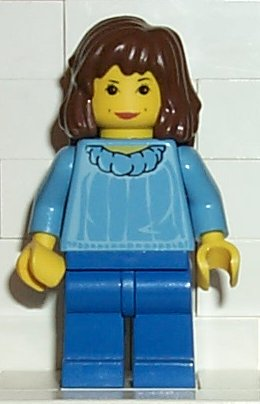 Hermione Granger - Medium Blue Torso, Blue Legs