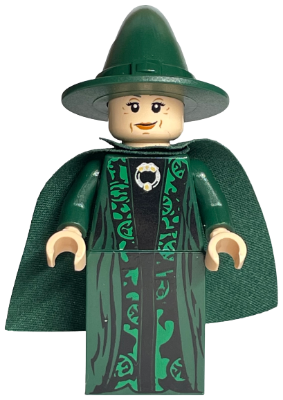 Professor Minerva McGonagall - Dark Green Robe and Cape