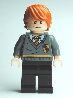 Ron Weasley - Gryffindor Stripe and Shield Torso, Black Legs