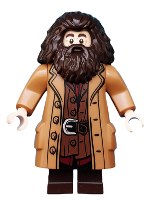 Rubeus Hagrid - Medium Nougat Topcoat with Buttons