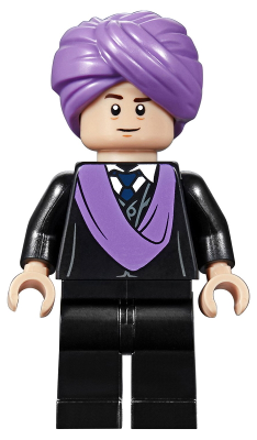 Professor Quirinus Quirrell - Medium Lavender Turban and Scarf