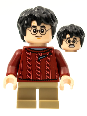 Harry Potter - Dark Red Torn Sweater, Dark Tan Short Legs