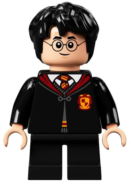Harry Potter - Gryffindor Robe Clasped, Sweater, Shirt and Tie, Black Short Legs