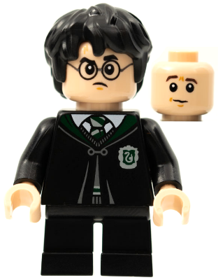 Harry Potter - Black Slytherin Robe and Short Legs (Gregory Goyle Transformation)
