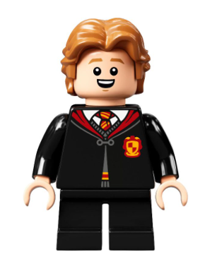 Colin Creevey - Gryffindor Robe Clasped, Black Short Legs