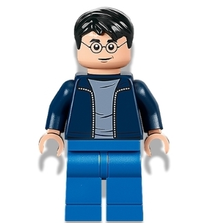 Harry Potter - Dark Blue Open Jacket, Blue Legs
