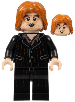 Peter Pettigrew (Wormtail) - Black Suit, Light Nougat Hands