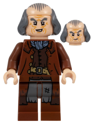 Argus Filch - Bald on Top, Reddish Brown Jacket