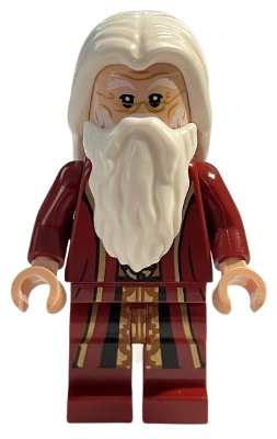 Albus Dumbledore - Dark Red Robe, White Hair