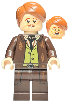 Professor Remus Lupin - Dark Brown Jacket, Olive Green Vest