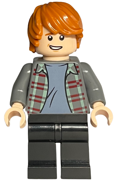 Ron Weasley - Plaid Shirt, Black Legs