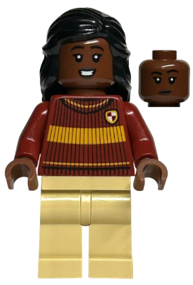 Angelina Johnson - Dark Red Gryffindor Quidditch Sweater, Tan Legs