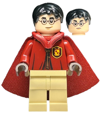 Harry Potter - Dark Red Gryffindor Quidditch Uniform with Hood and Cape