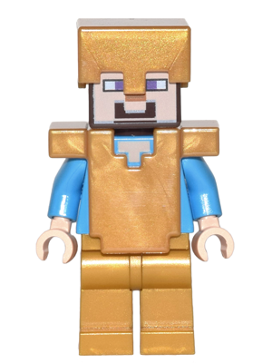Steve - Pearl Gold Legs, Helmet, and Armor