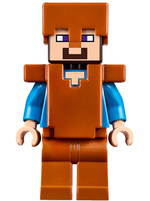 Steve - Dark Orange Legs, Helmet, and Armor