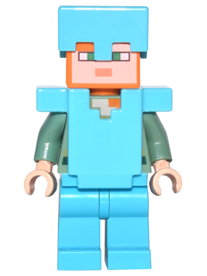 Alex - Medium Azure Legs, Helmet, and Armor