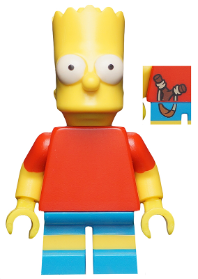 Bart Simpson, The Simpsons, Series 1 (Minifigure Only without Stand and Accessories)