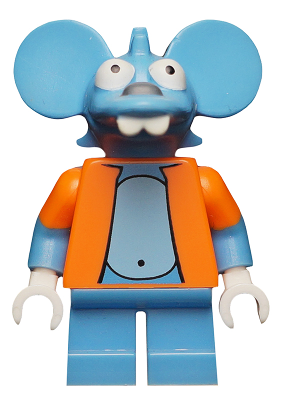 Itchy, The Simpsons, Series 1 (Minifigure Only without Stand and Accessories)