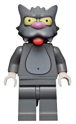 Scratchy, The Simpsons, Series 1 (Minifigure Only without Stand and Accessories)