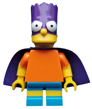 Bartman, The Simpsons, Series 2 (Minifigure Only without Stand and Accessories)