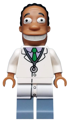 Dr. Hibbert, The Simpsons, Series 2 (Minifigure Only without Stand and Accessories)